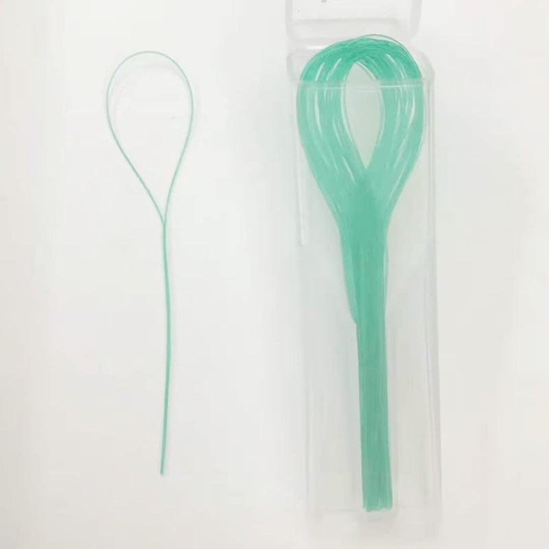 EasyHonor Dental Floss Threaders for Braces, Bridges, and Implants,Green, 210