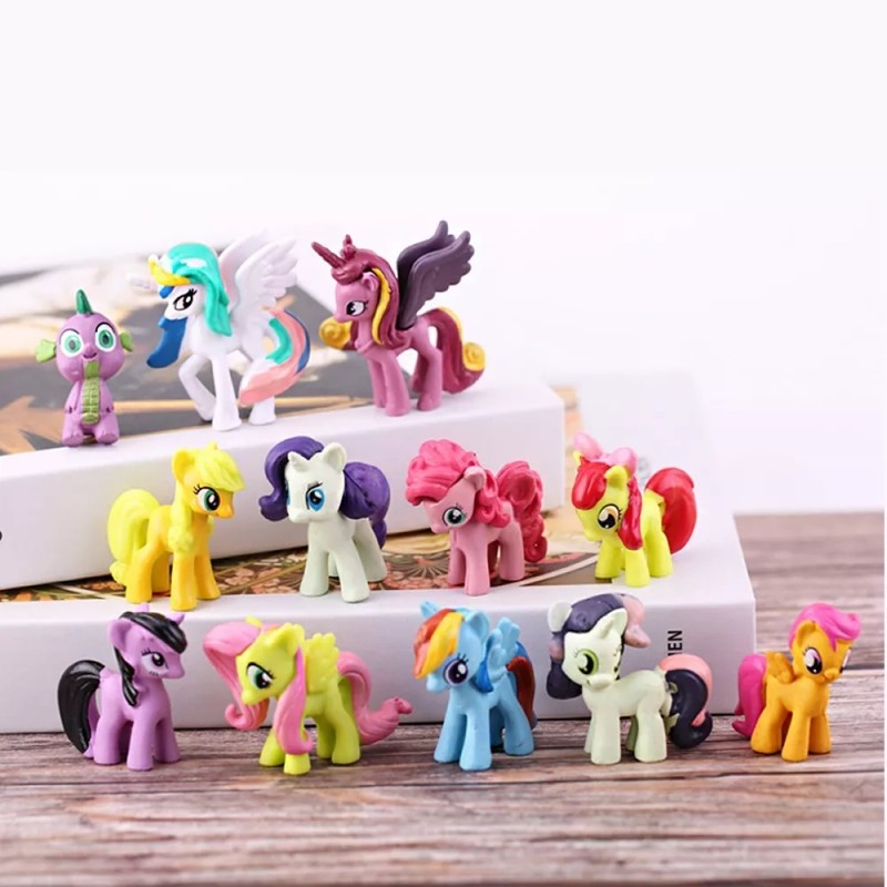 Ponis 12 Mini Figuras De Ponis