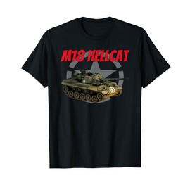 WW2 & Korean War American M18 Hellcat Tank Destroyer Boy Men T-Shirt