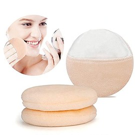 FENNEC MART? Round cotton powder puff makeup foundation sponge brush for men and women cosmetic tools (2)