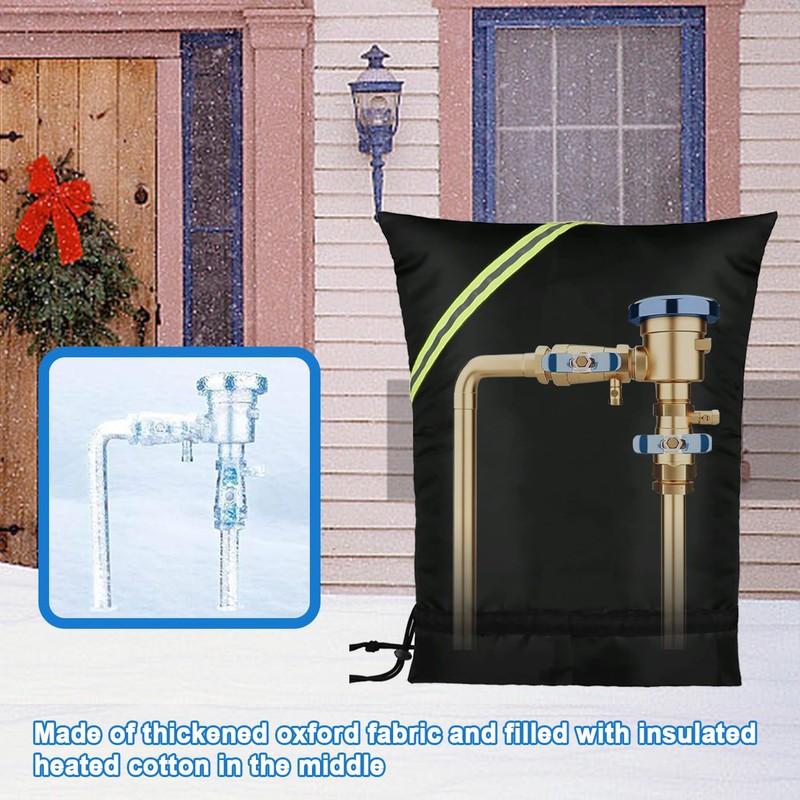 Outdoor Faucet Covers for Winter Freeze Protection, 24” x 24"