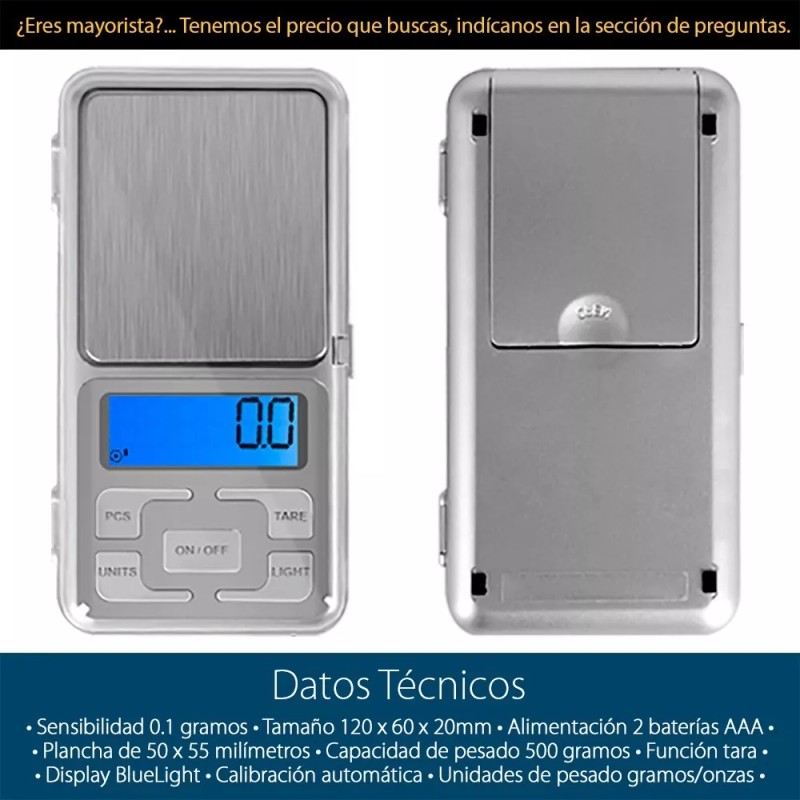 Mercader Digital Paquete De 10 Bascula Gramera De 0.1gr X