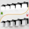 Guliaofo 5-Light Black Vanity Lights, 30.79 Inch Bathroom Light Fixtures