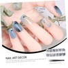 Housoutil 2sets Rhinestone Nail Art DIY Manicure Decor Flat for