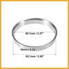 Partuto 4pcs OD 65.1mm to ID 60.1mm Aluminum Alloy Car