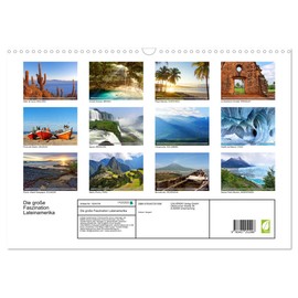 Die große Faszination Lateinamerika (Wandkalender 2026 DIN A3 quer), CALVENDO Monatskalender