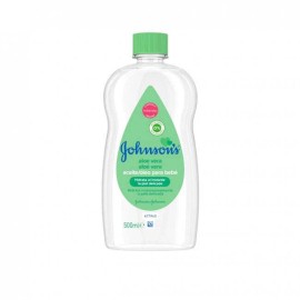 Johnson's Aloe Vera + Vitamin E Baby Oil, 16.9 oz (500ml)
