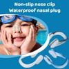 JEYORZY Nose Clip Swimming Pack of 4 Nose Clip Swimming