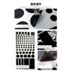 LORJE Dimming Stickers, 3 Stickers LED Light Blackout Sticker, LED