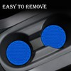 MEAJOO 2PCS Car Cup Holder Coaster, Non-Slip Cup Holders Embedded