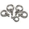 HOUSON 10pcs M8 Ring Nut，304 Stainless Steel Eye Nut Ring