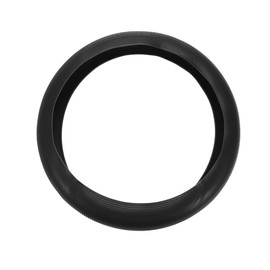 Hihaha Steering Wheel Cover/Front Steering Wheel Accessories for Car Vehicle/Durable Silica Gel / 1 Pcs Black