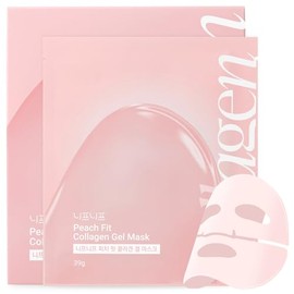 Mascarilla De Gel De Colágeno Peach Fit Una Mascarilla De Hidrogel Con Colágeno De 300 Da Y 12 Péptidos Para Suavizar Los Poros Y Mejorar La Textura