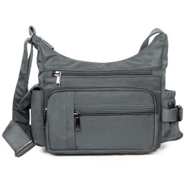 VOLGANIK ROCK RFID Anti Thief Crossbody Bag for Women Waterproof Shoulder Bag Messenger Bag Casual Nylon Purse Handbag