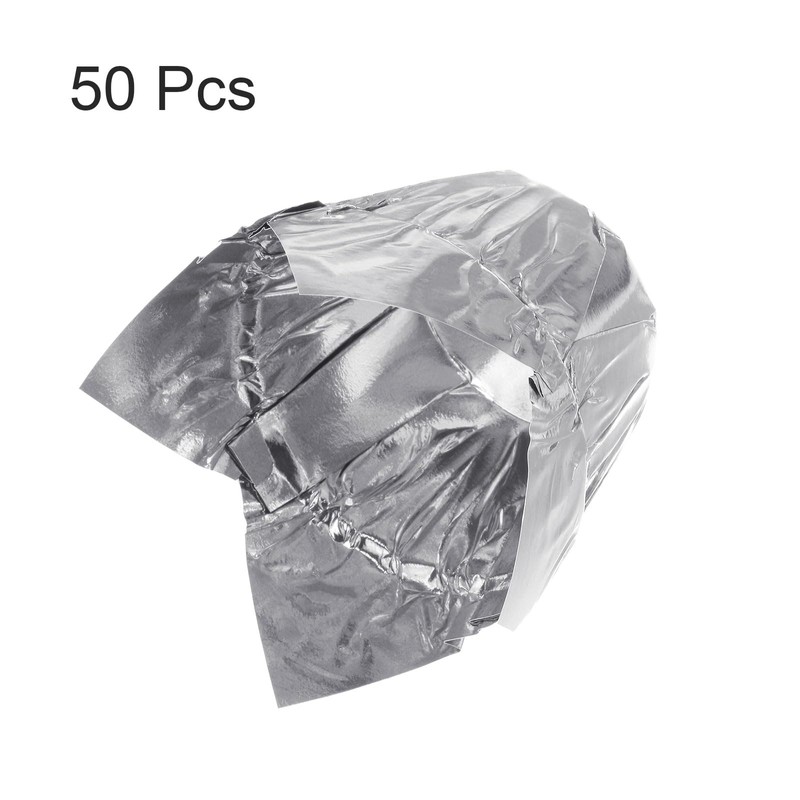 sourcing map 50Pcs Tulip Cupcake Liners Standard Aluminum Foil Baking