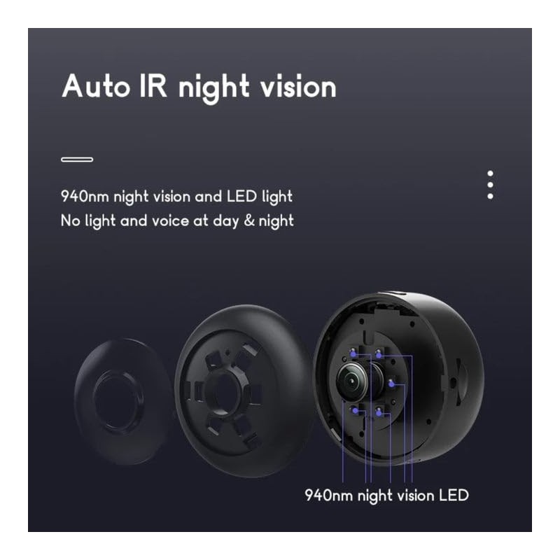 Mini Magnetic Wi-Fi Camera 1080P Security Camera with Night Vision