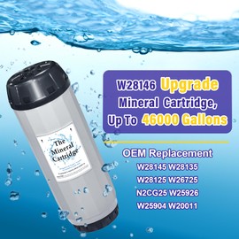 Onylraep Replacement G46/G45 Mineral Cartridge for Nature2 W28146/W28145 N2CG45 W26745 for All Zodiac Limited & Professional G or Pro G Plus Inground Pool Vessel W25904 W20011, Up to 46,000 Gallons