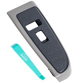 Rldym Window Control Switch Bezel Cover for Passenger Door Panel 89045120 Compatible with Chevy Silverado, GMC Sierra 1500 2500 HD 3500 2004-2007 (Gray)