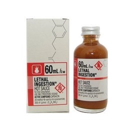 Cajohn's Lethal Injestion Bhut Jolokia Hot Sauce, 2oz.