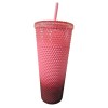 Starbucks 2022 Starbucks Gradient Pink 24oz Venti Drink Cup Diamond