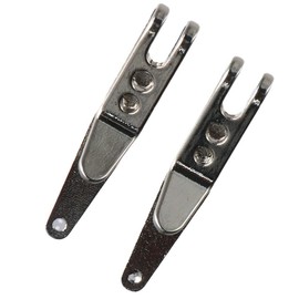 Upluckey Pocket Clip 4pcs Size S Deep Carry Stainless Steel Belt Clip Multi-Purpose Suspension Clip Hanging Keys, Flashlights