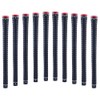 (Guaranteed Durability) 10 Piece Golf Grips, TPR Tour Model, 60R,
