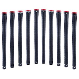 (Guaranteed Durability) 10 Piece Golf Grips, TPR Tour Model, 60R, No Backline, Standard Specifications, High Quality, Durable, Compatible with Athletes