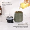 INGOFIN Ceramic Lotion Dispenser - 12 oz Refillable Hand Soap
