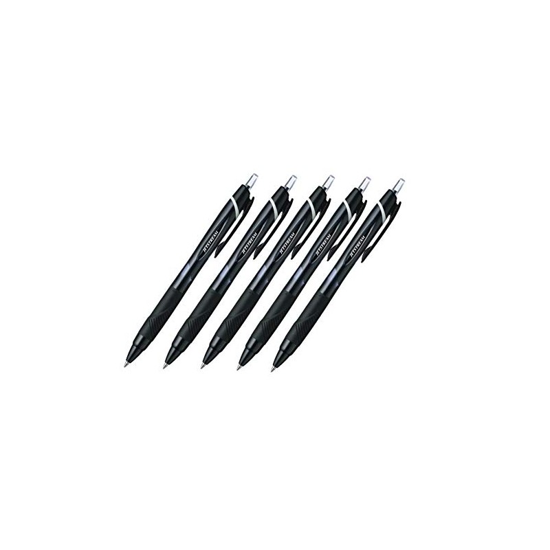 Uni-Ball Jetstream Extra Fine Point Retractable Roller Ball Pens,-Rubber Grip