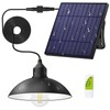 Lightonight Solar Shed Light Outdoor Pendant Light with 4000mAh Solar