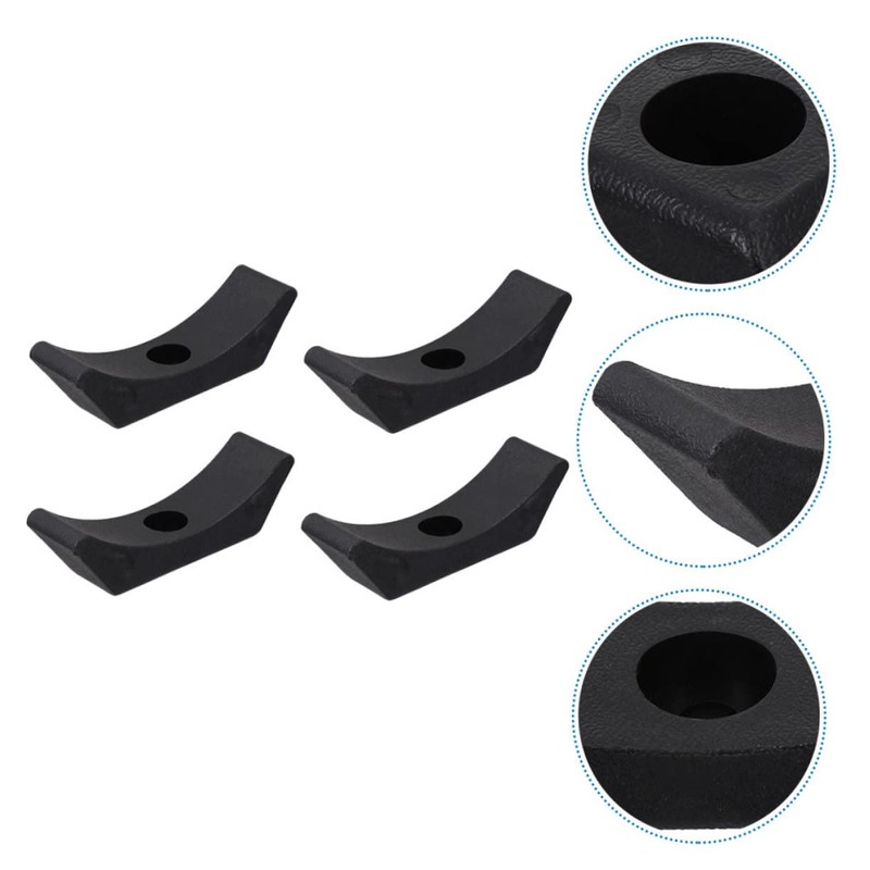 CAXUSD 4Pcs Dumbbell Saddles Durable Plastic Dumbbell Cradles for Replacement