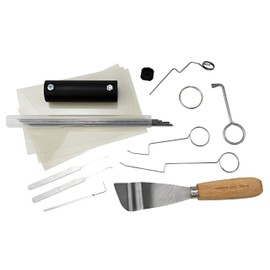 Multipick Super Dietrich Set Profi [27 Teile] Türöffnungswerkzeug - Türöffner inkl. Türfallengleiter & Öffnungskarten - Schlüsseldienst Werkzeug - Lockpicking Set - Türfallendraht