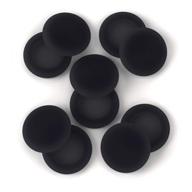 Headset Ear Foam Earpads Sponge Cushion Covers (Black) 5 Pairs