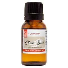 Clove Bud – 1/2 fl oz (15 ml) Glass Bottle – 100% Pure Essential Oil – GreenHealth