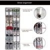 Janifaca Minimalist Over the Door Shoe Organiser, 24 Mesh Pockets,