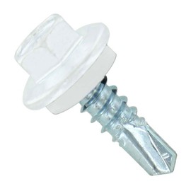 Fasteners Plus ST Fastening #12 x 3/4" Maxx Steelbinder Metal Roofing Screws - Bright White (Pack of 250)