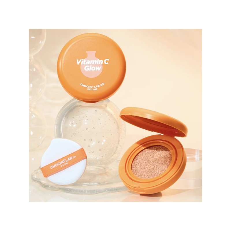 CHOSUNGAH BEAUTY Vitamin C Glow Cushions SPF50+ PA+++ 11g, Color:23N.