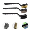 HAICN 3Pieces Fish Tank Cleaning Brush Copper Wire Replaceable Fish