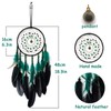 Donko Green and Black Dream Catcher with Pendant