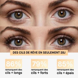 ROSEGOLD GOLDLASH Natural Eyelash Growth Serum Fuller Longer and Thicker Eyelashes - 95% Natural Made in France - Hormone-Free, Fragrance-Free - Vegan - 1 Month