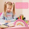 Weploda Rainbow Pen Holder Children, Desk Organiser Rainbow, Rainbow Pens