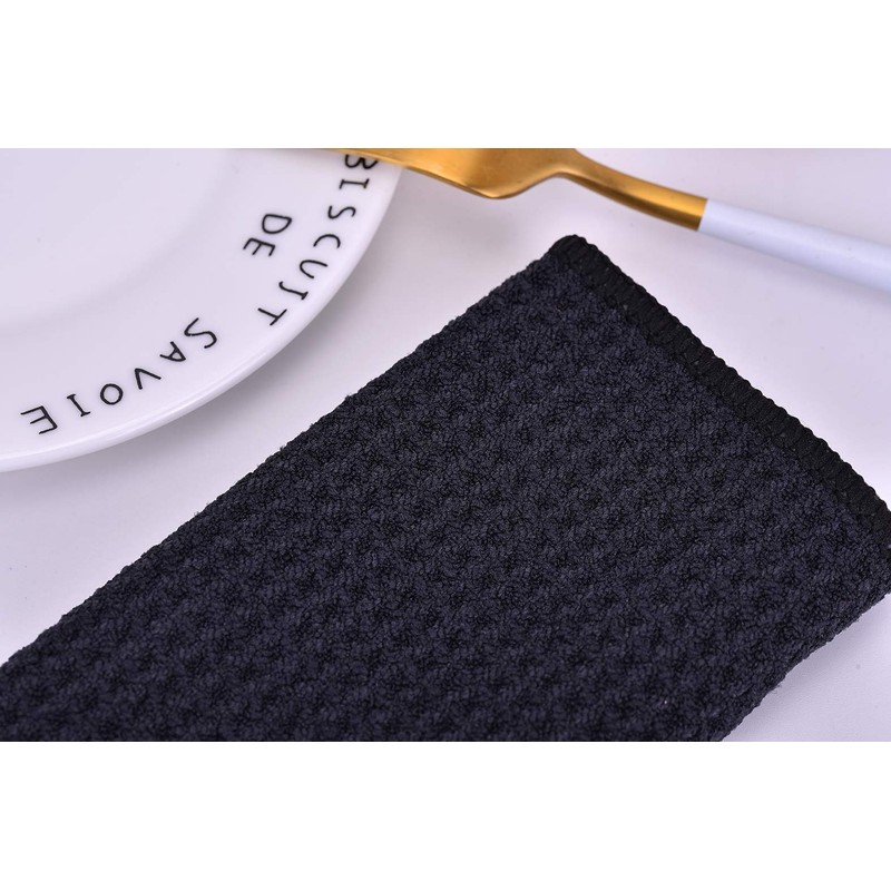 Aniease Tea Towels Microfiber Kitchen Towel Super Absorbent Quick Dry