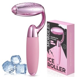 MORGLES Rodillo de Hielo Facial, Herramienta Profesional de Crioterapia para Reducir La Hinchazón, El Enrojecimiento Y Los Dolores de Cabeza, Reafirma