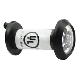 SANATO Oil Rubber Bronzed Door Viewer Door Peephole UL Listed Fire Proof with Heavy Duty Closer 200 Degree, Diameter 9/16"(14mm), Fits Door Thickness 1-3/8" to 2-3/8" (35-60mm) US10B