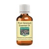 Devprayag Pure Geranium Essential Oil (Pelargonium graveolens) Natural Therapeutic Grade