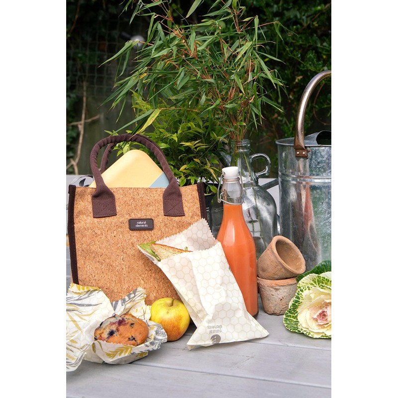 Kitchen Craft Natural Elements Eco Friendly Beeswax Sandwich Bags, Pack
