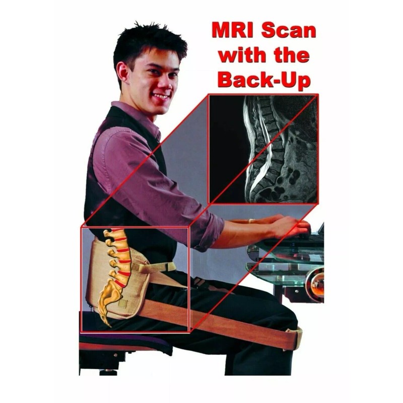 Back Up Nada Chair Back-Up Portable Lower Back Strain Support