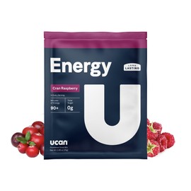 UCAN Energy Powder, Cran-Raz, Keto, Sugar-Free Pre & Post Workout for Men & Women, Non-GMO, Vegan, Gluten-Free, Great for Runners, Gym-Goers and High Performance Athletes (12 Servings, 25g)