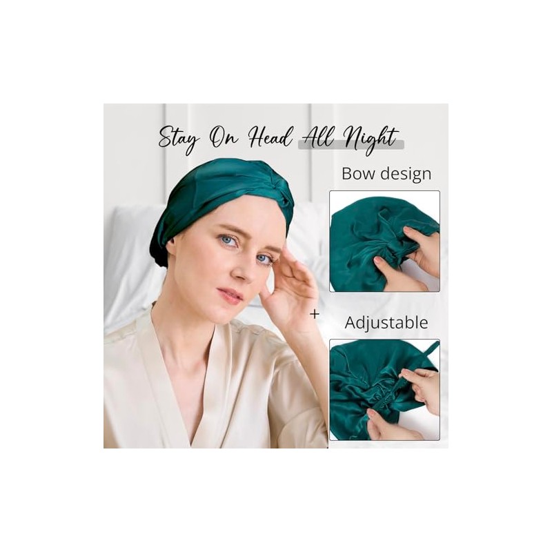 Wigi Gorro Seda Morera Coletero Regalo Mujer Dormir Ducha Cuidado