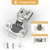Furniware 60 Pieces 1/2 inch Overlay Soft Close Hinges for